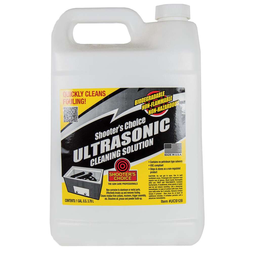 Cleaning Equipment Shooters Choice Ready Series SHOOTERS CHOICE ULTRASONIC CLEAN SOLUTION 1 GALL • Model: Ready Series